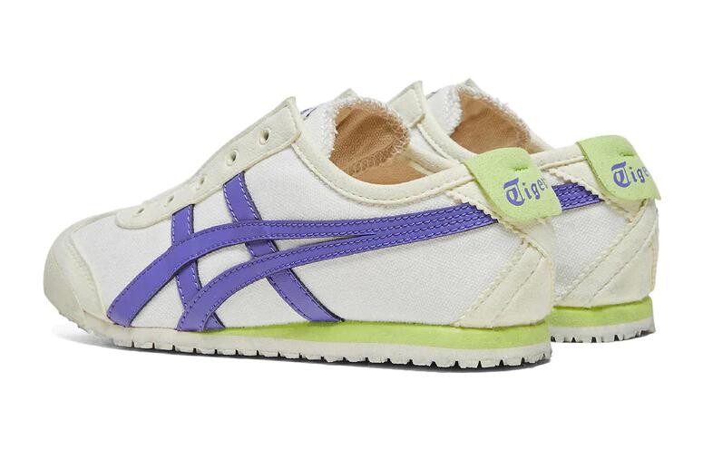 Кроссовки Onitsuka Tiger MEXICO 66 Kids Lifestyle Shoes Kids Low-top Beige/Blue, бежевый/синий — фото 4