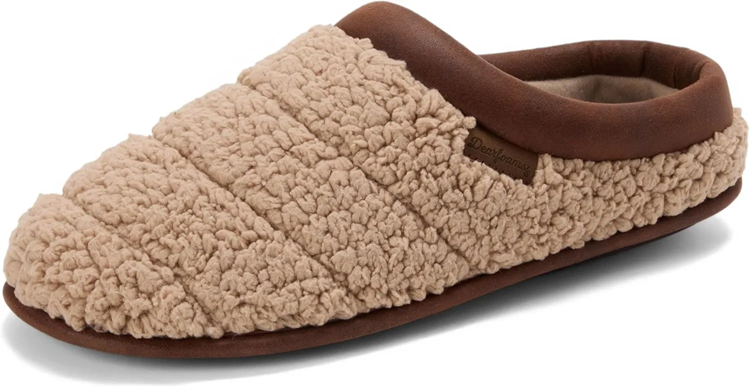 Мюли мужские дышащие, Dearfoams, Tan