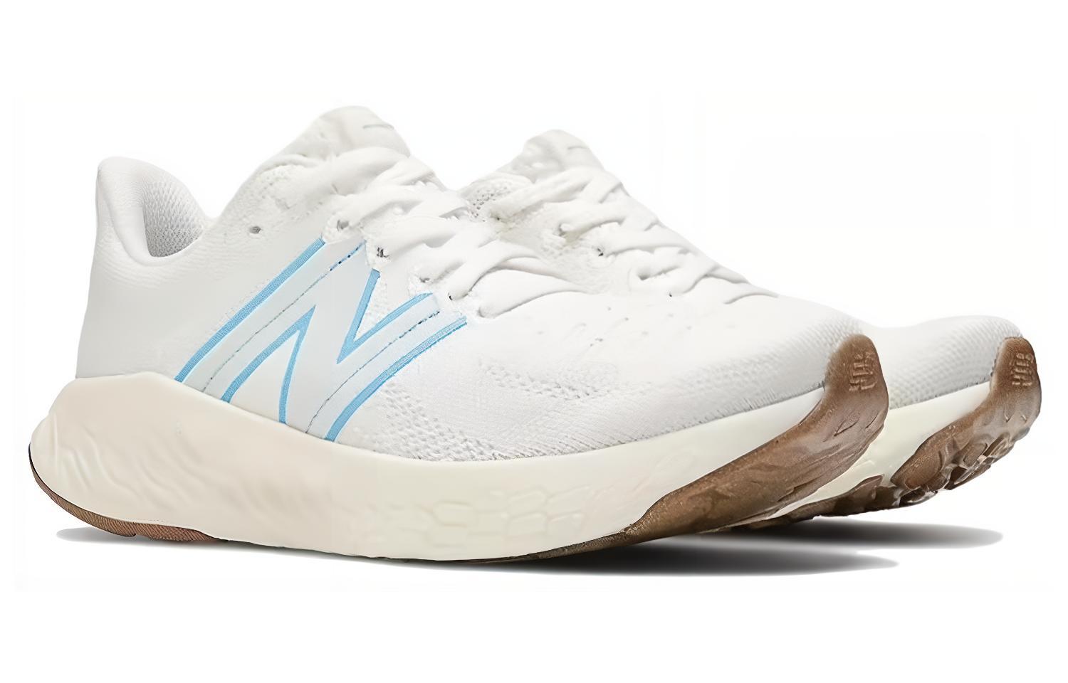 Fresh Foam X 1080v12 Blue Bottle Coffee New Balance, бело-синяя — фото 3