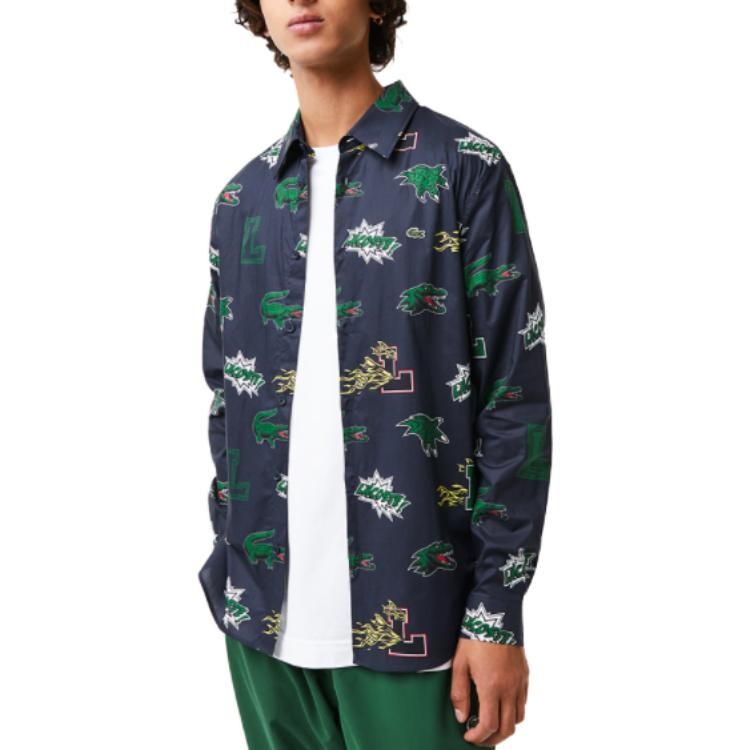 Мужская рубашка Holiday Series Multicolor Lacoste, цвет Multicolor — фото 4