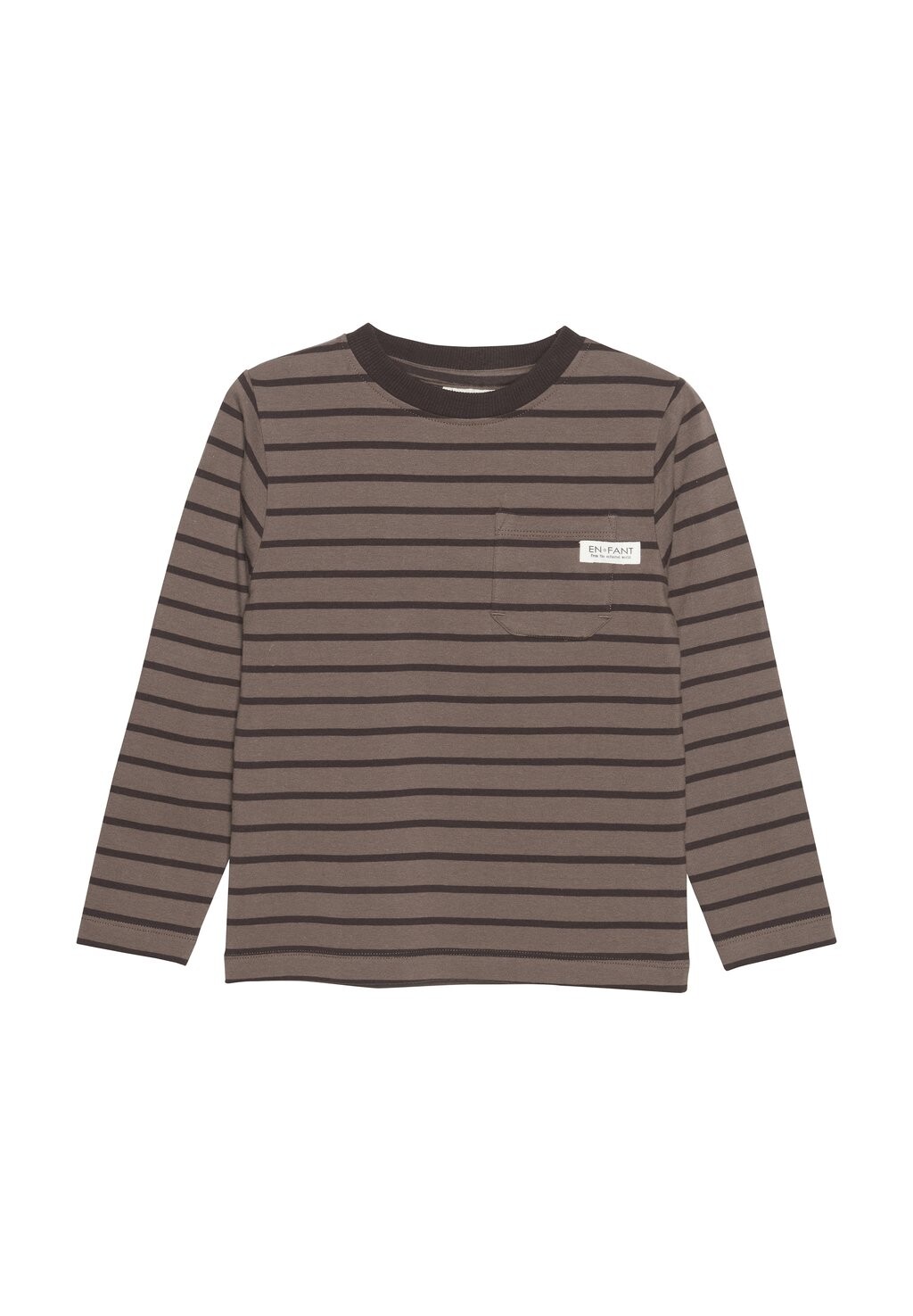 

Рубашка с длинным рукавом LS STRIPE EN FANT, цвет chocolate chip