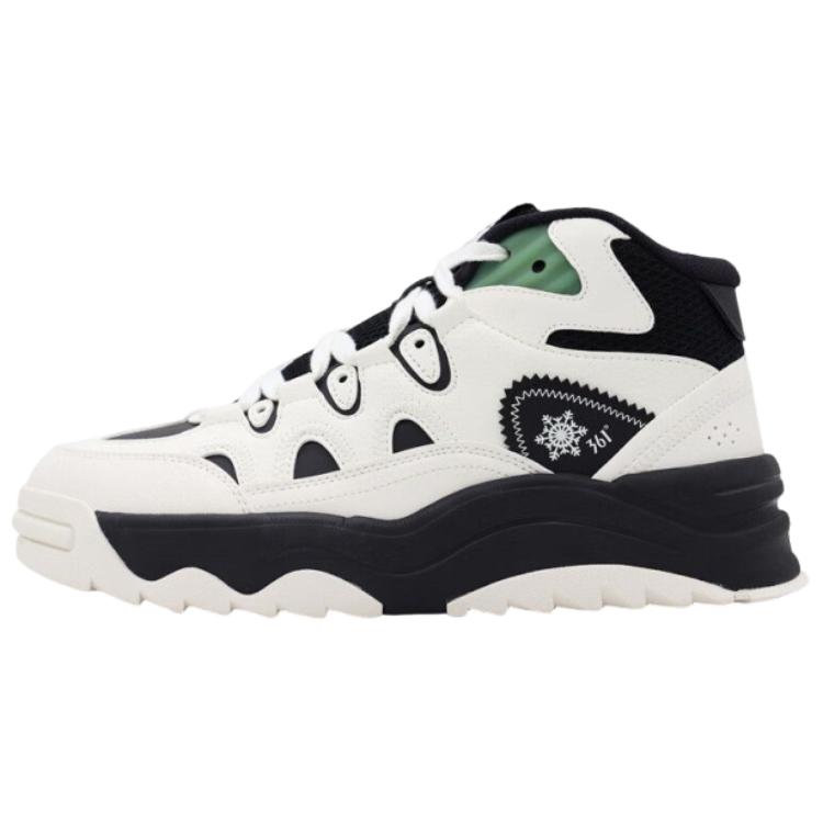 

361° Термические нескользящие высокие кроссовки для скейтбординга мужские white black