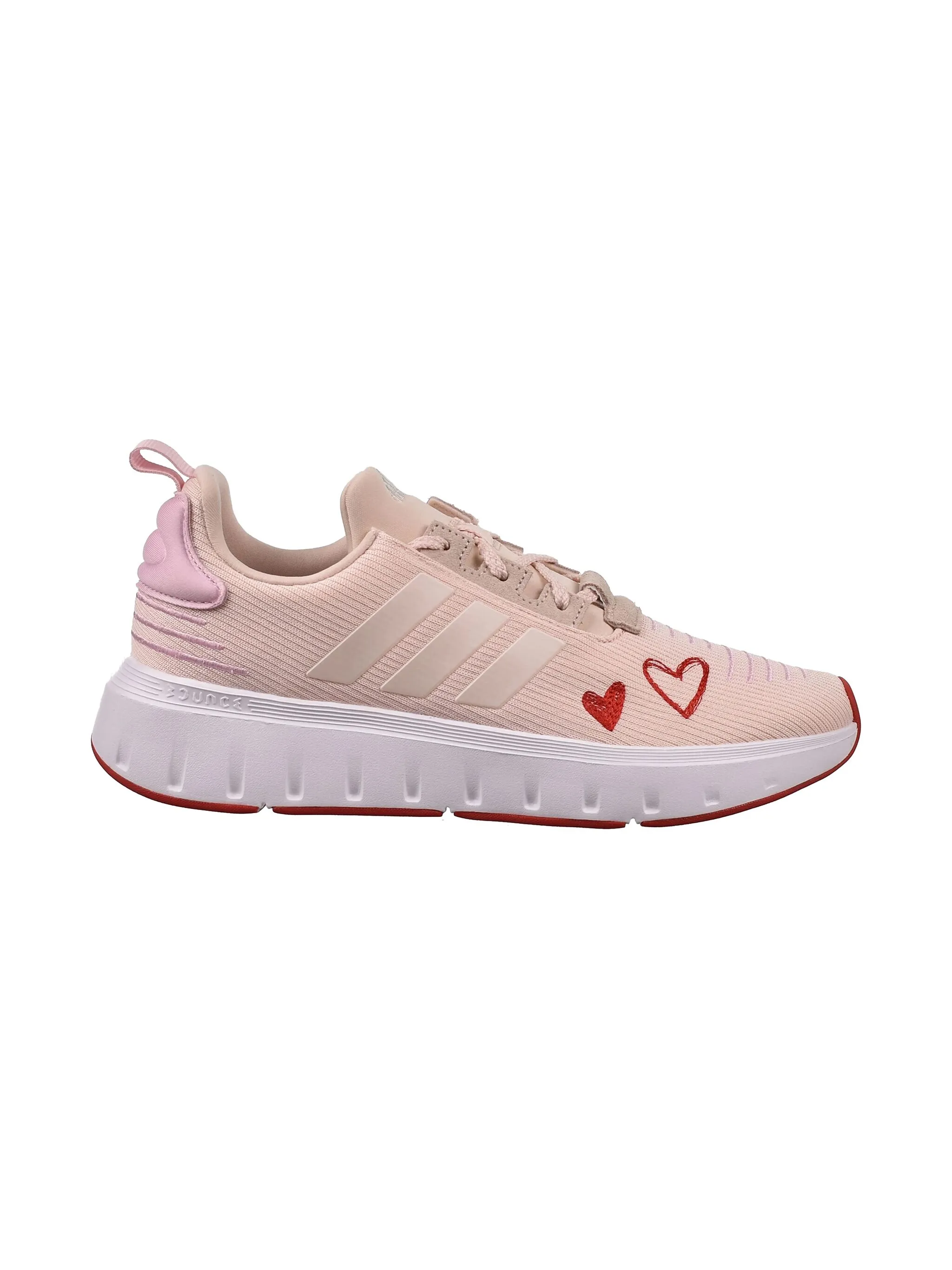 Кроссовки Swift Run 23 Hearts Pink-Red Adidas Kids, розовый