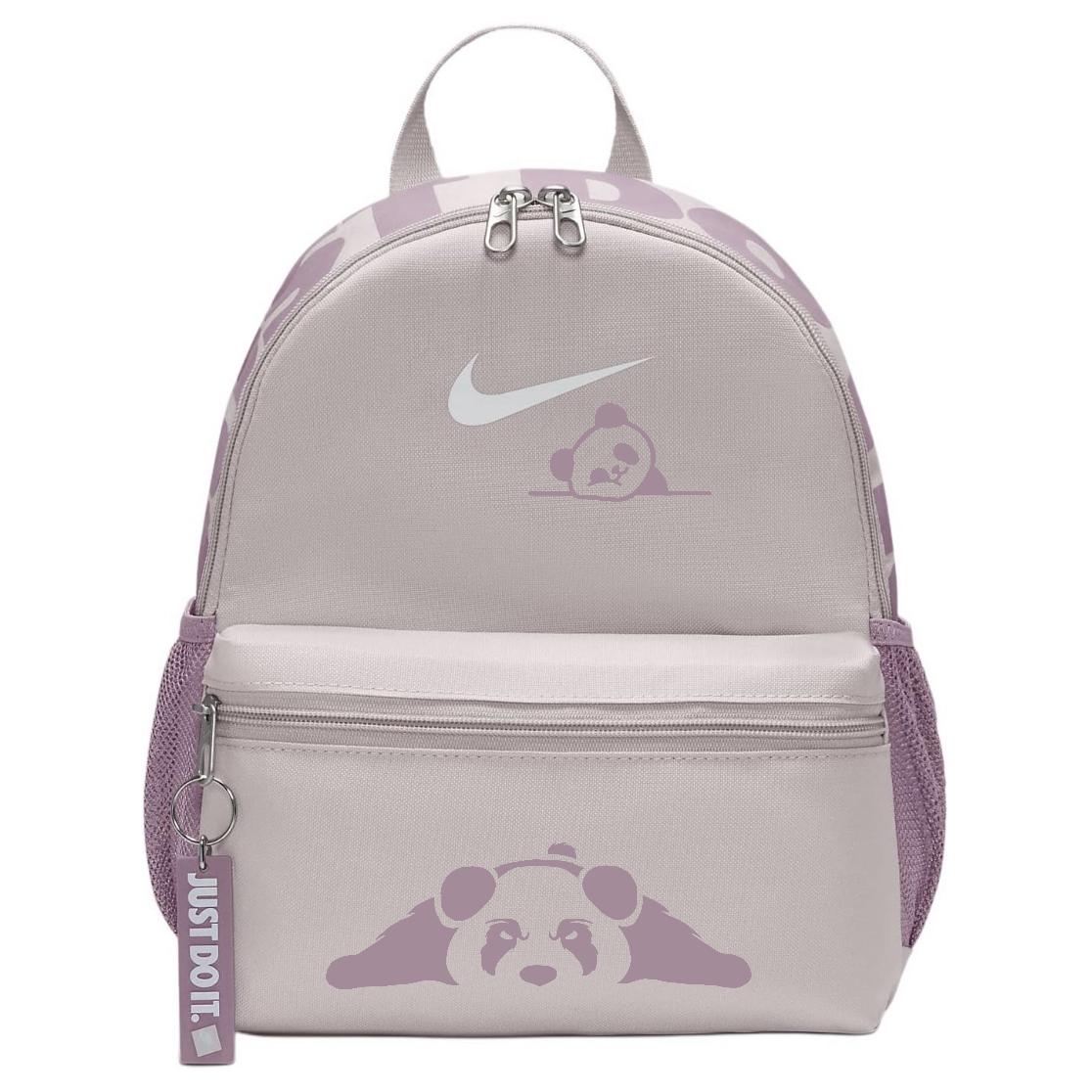 

Nike Тканевый рюкзак женский серый фиолетовый красный, Low-Lying Panda