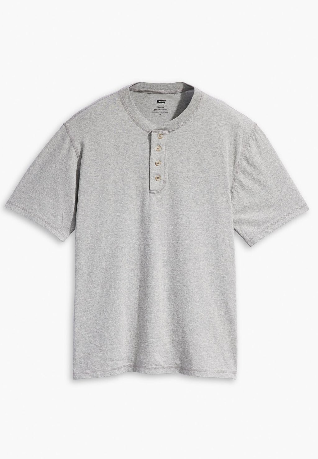

Футболка с принтом Button Henley Levi's, пестрый серый