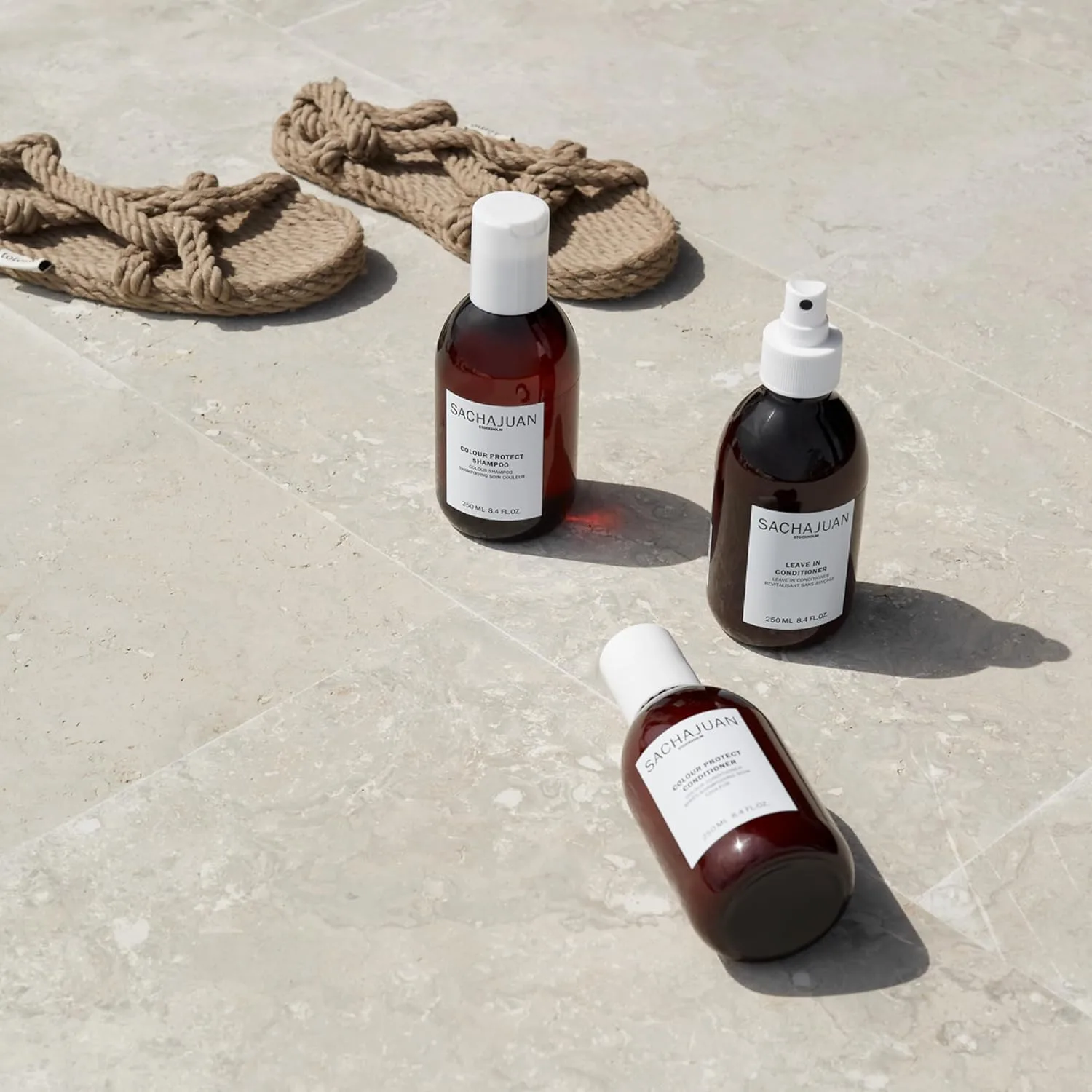 Набор шампуня и кондиционера SACHAJUAN Colour Protect для защиты цвета | технология Ocean Silk и микроэмульсии против выцветания | UV-защита | веганский состав, без парабенов | набор из 2 шт (250 мл) — фото 3