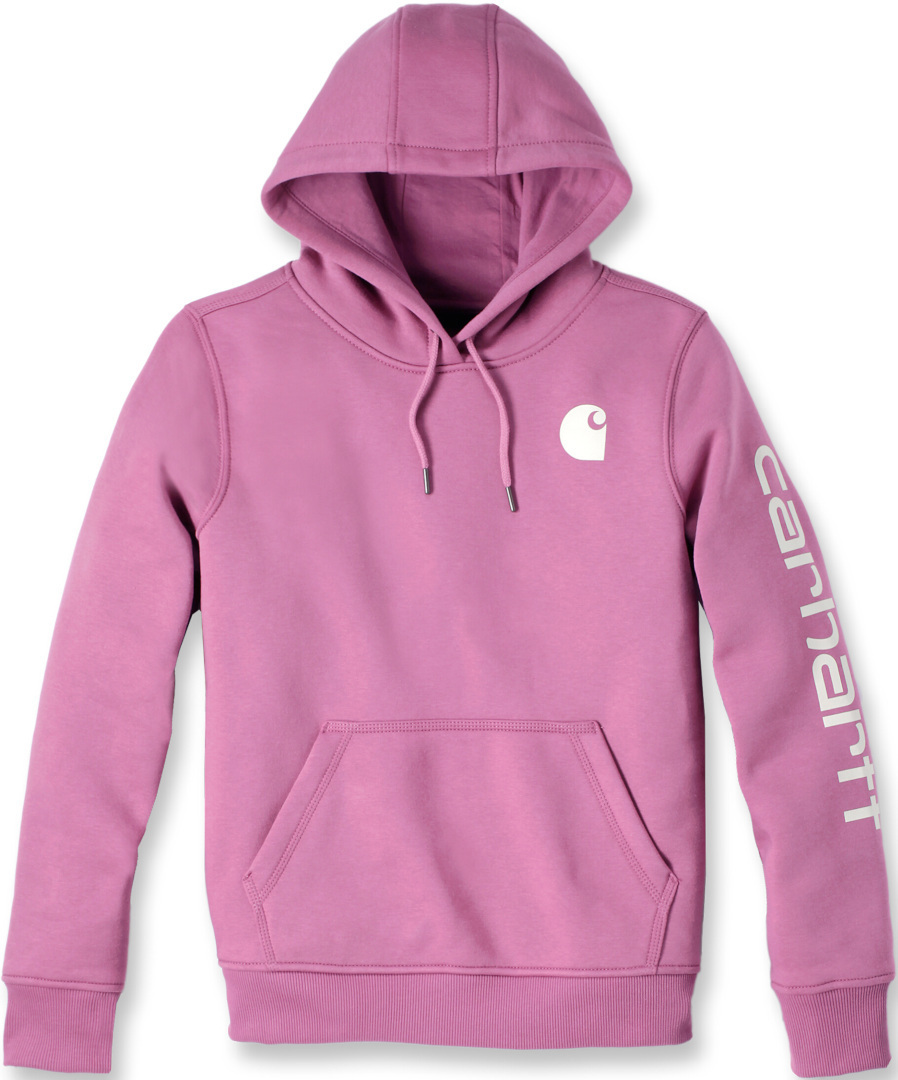 

Худи Carhartt Clarksburg Logo Ladies Hoodie, цвет Pink/White