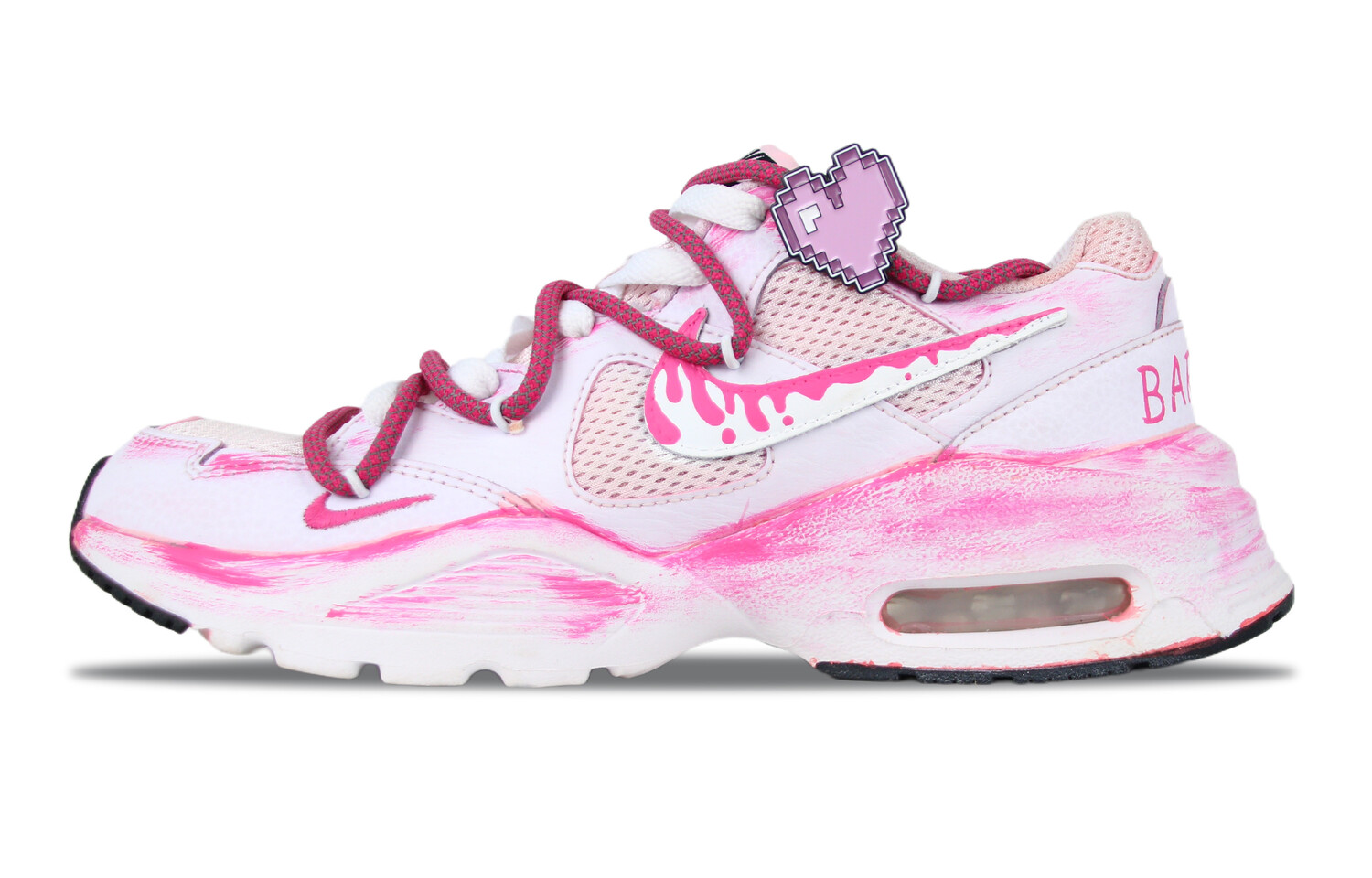 

Кроссовки Air Max Fusion женские с низким верхом, белые Nike