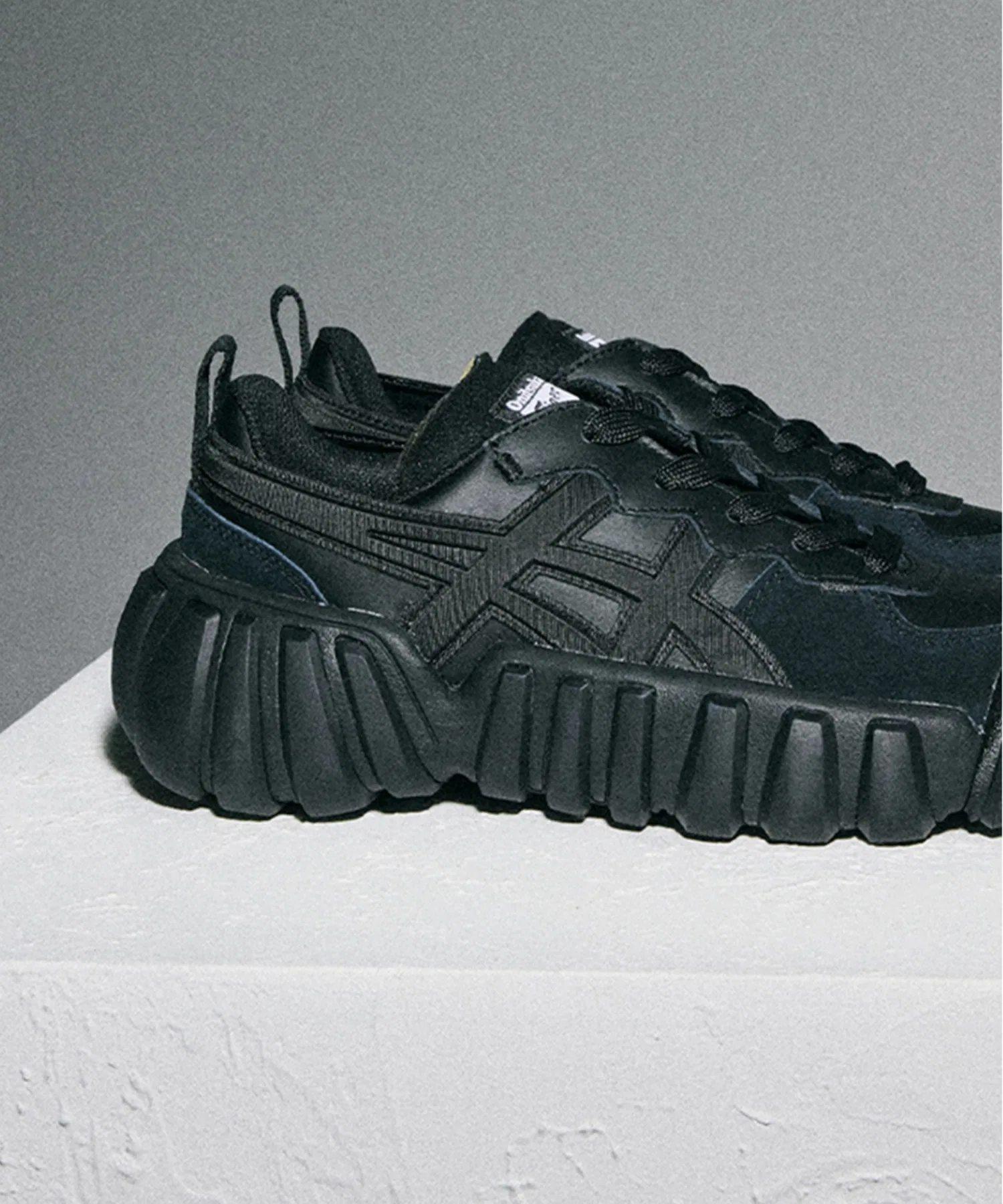 Унисекс кроссовки Onitsuka Tiger DENTIGRE LS бело-серые — фото 2