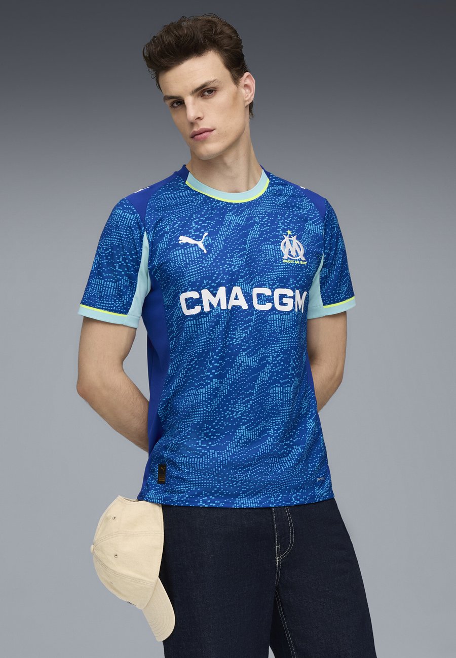 

Футболка Puma OM 3RD JERSEY REPLICA, Vivid Blue-Bleu Azur/Blue, Синий, Футболка Puma OM 3RD JERSEY REPLICA, Vivid Blue-Bleu Azur/Blue