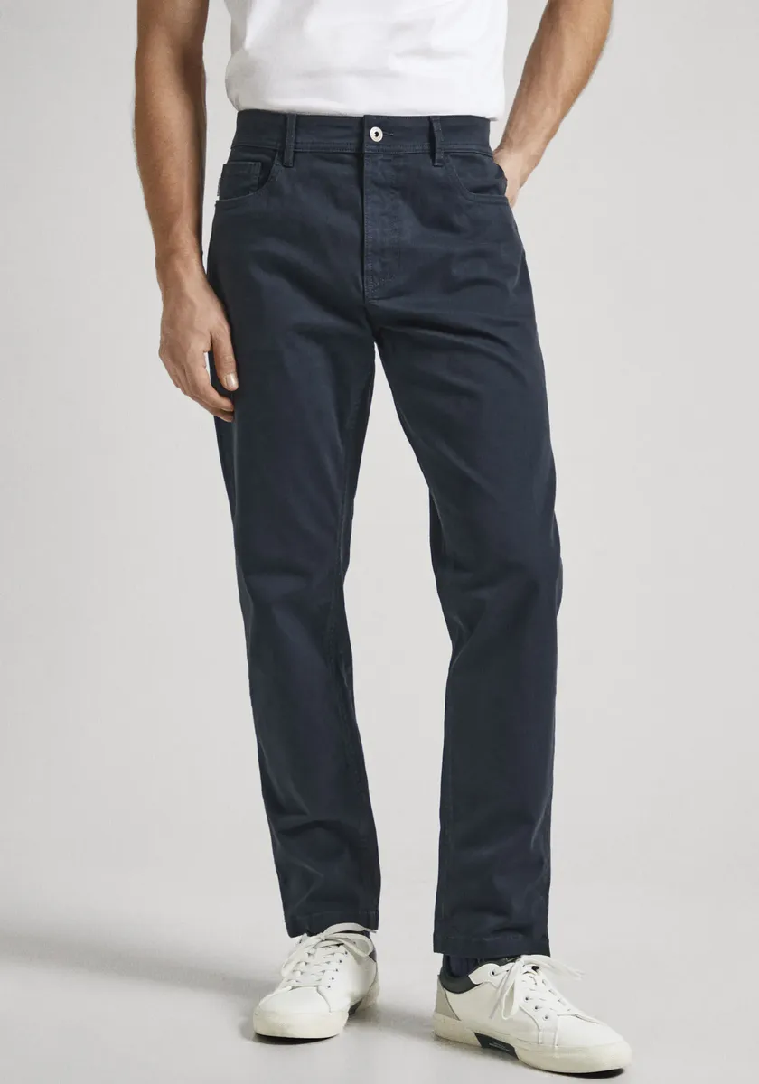 

Брюки с 5 карманами Pepe Jeans "Pepe Hose SLIM FIVE POCKETS PANTS- MAIN", цвет Dulwich Blue