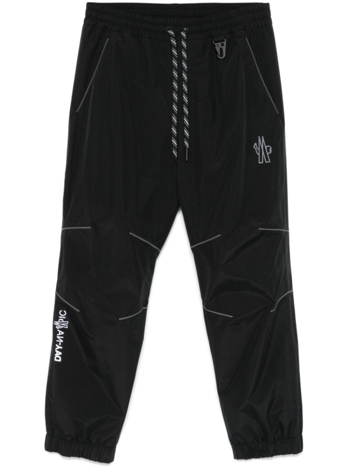 

Moncler Grenoble лыжные брюки с тисненым логотипом, черный