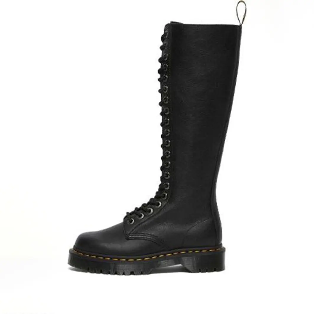 Ботинки (WMNS) Dr. Martens 1B60 Bex Pisa Leather Knee High Boots 'Black Pisa'