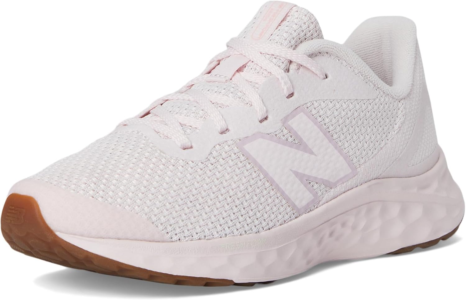 

Кроссовки New Balance Unisex-Child Fresh Foam Arishi V4 с шнуровкой, розовый