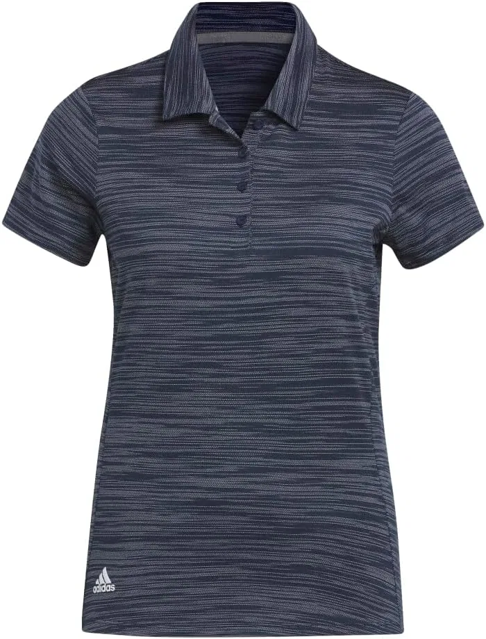 Женское поло Adidas Space-Dyed, Collegiate Navy
