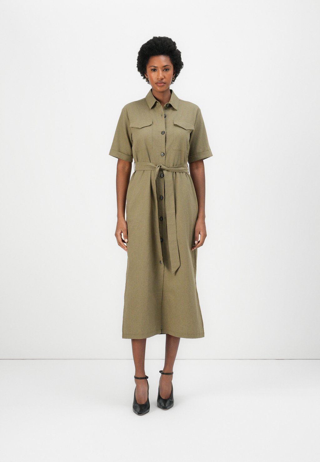 

Платье-рубашка NICOLE DRESS Barbour, зеленый