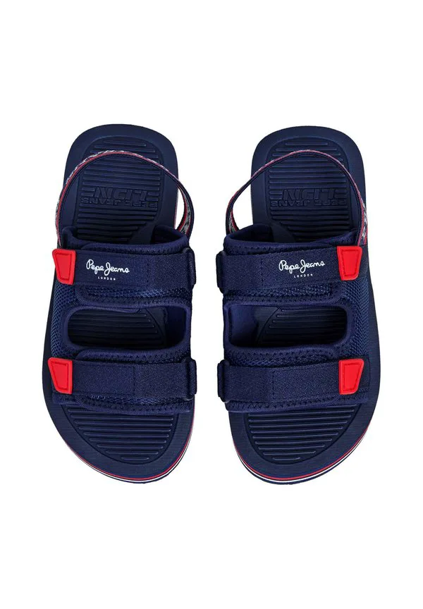 Шлепанцы эволюционировали в сандалии для ходьбы Pepe Jeans, Navy — фото 3