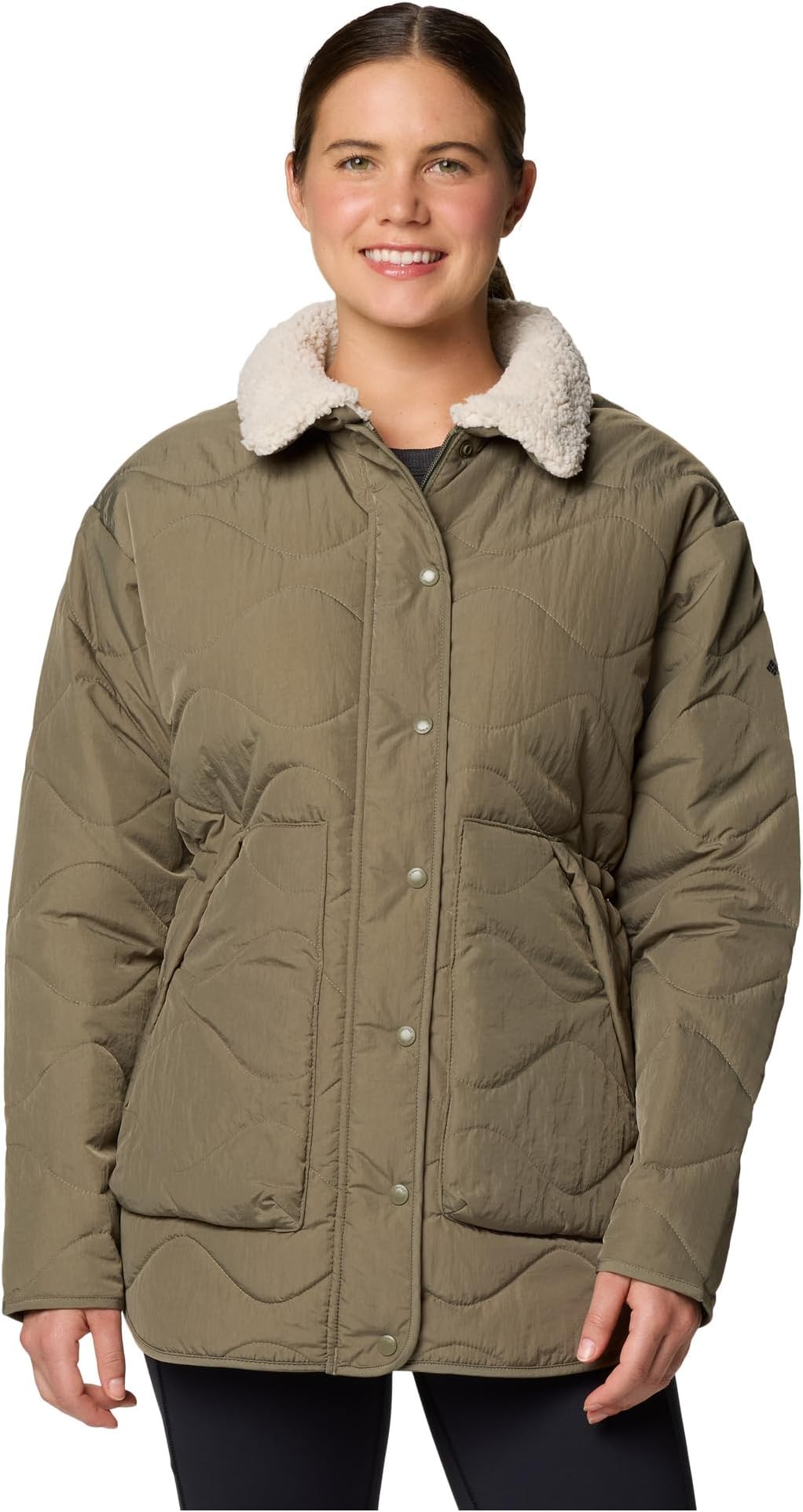 

Куртка Columbia Birchwood II Quilted Jacket, цвет Stone Green