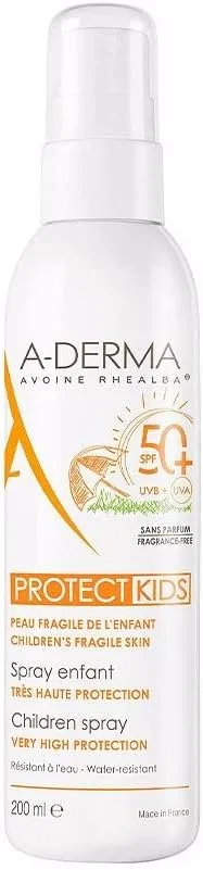 Солнцезащитный спрей для детей SPF 50+ A-DERMA 200 мл