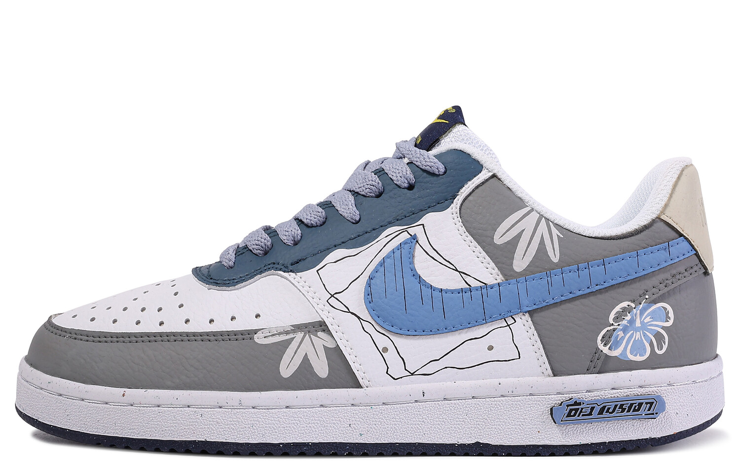

Мужские кроссовки для скейтбординга Nike Court Borough, Milky White