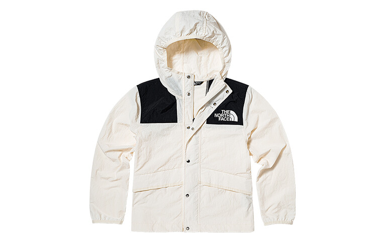 

Ветровка THE NORTH FACE, молочный/черный