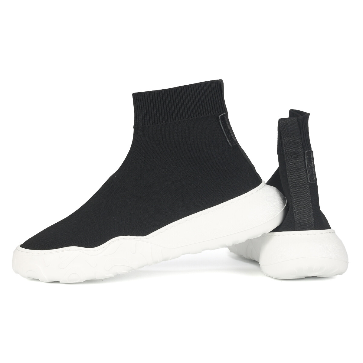 Мужские кроссовки Lifestyle High-Top белого/черного цвета Tieke — фото 4