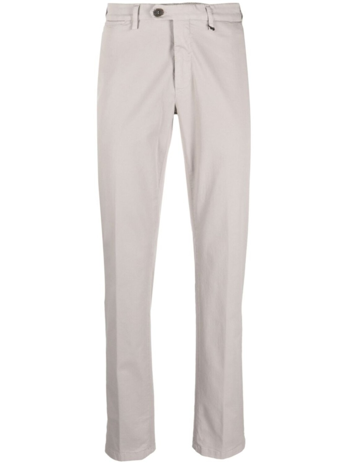 

Canali прямые брюки чинос, серый