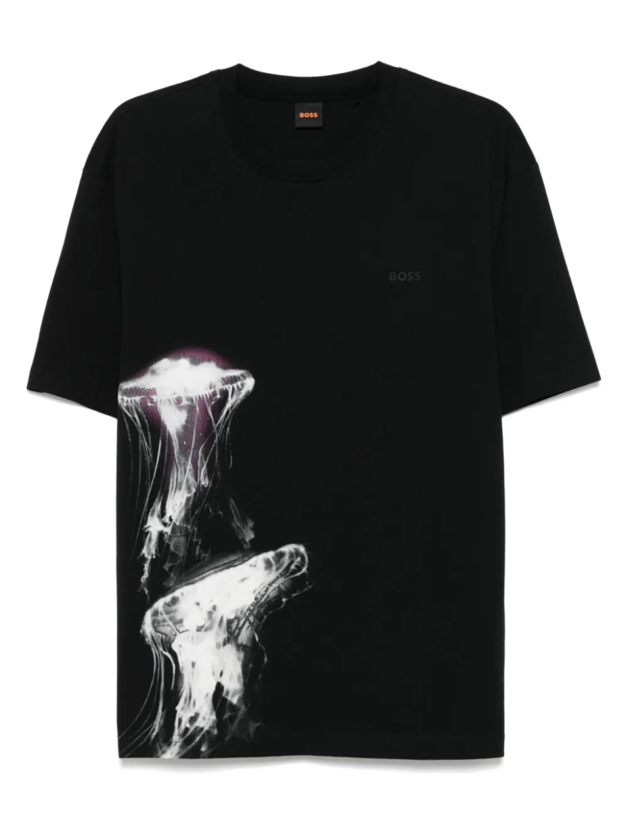 

BOSS graphic-print Футболка, черный