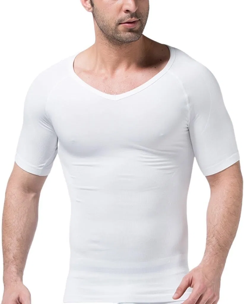 Шейпвир, компрессионная футболка, White