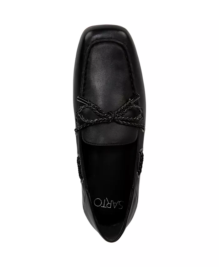 Женские туфли-лодочки Zepher Square Toe Apron Toe Franco Sarto, черный — фото 4