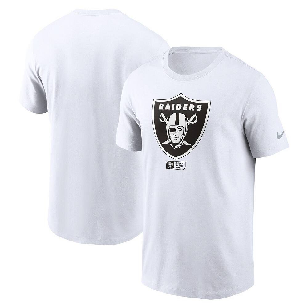 

Мужская белая футболка Nike Las Vegas Raiders Faded Essential, цвет Lvr White