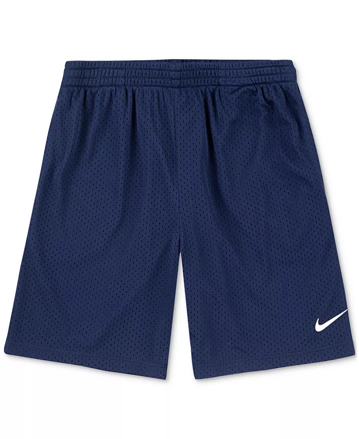 

Шорты для мальчиков Dri-FIT Logo Mesh Pull-On Nike, синий
