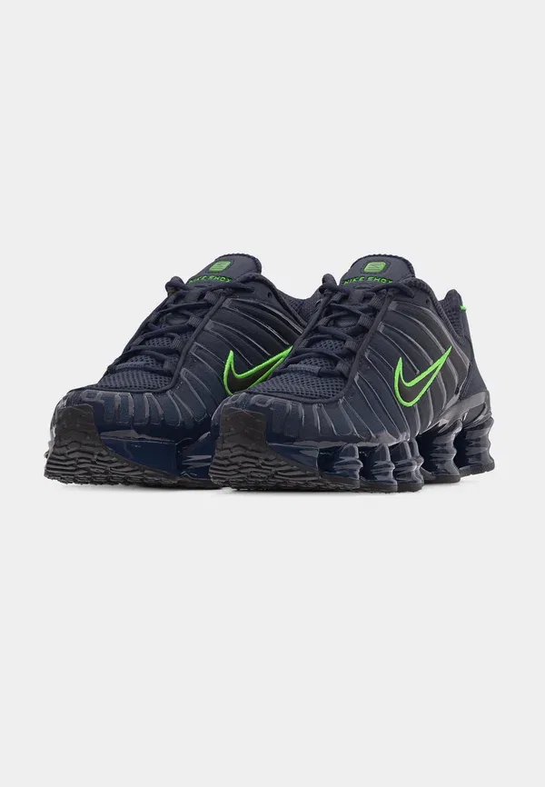 Кроссовки Nike Sportswear Shox tl, грозовой синий/черный/обсидиан/зеленый удар — фото 3