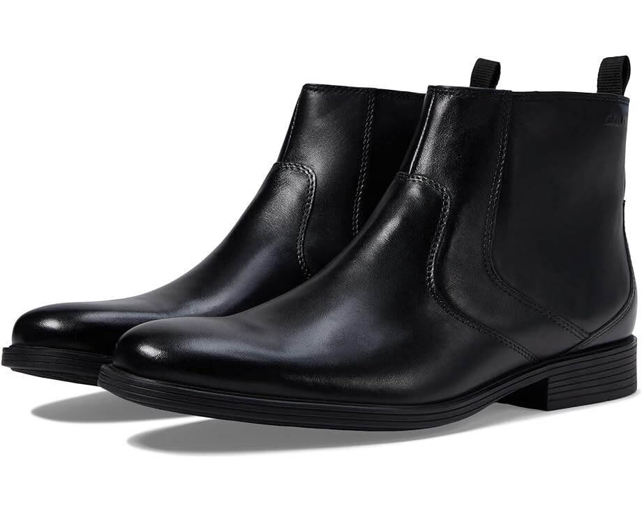 

Ботинки Clarks Whiddon Zip, цвет Waterproof Black Leather