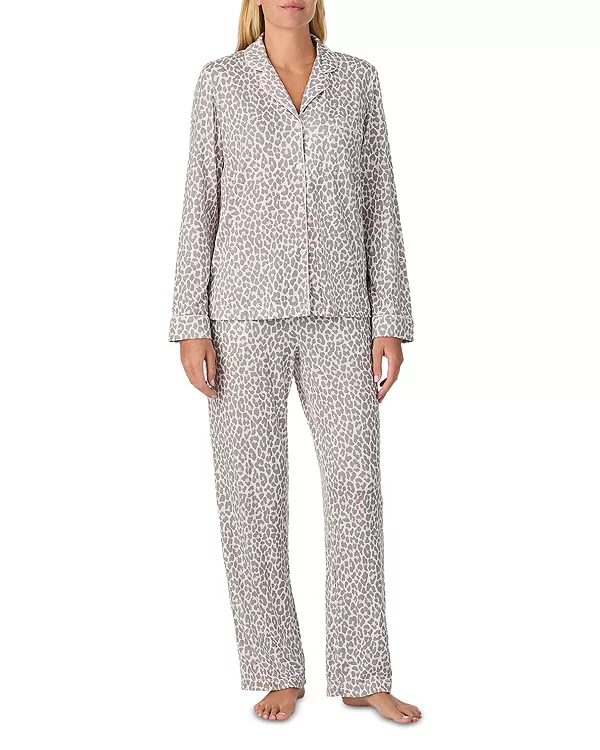 

Длинный пижамный комплект с принтом Kate Spade New York, белый