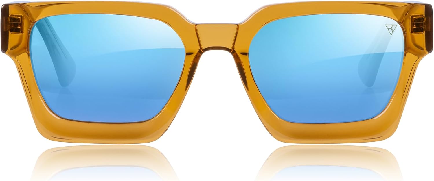 

Очки Hyperlight Fullerene C60 с защитой от УФ-излучения и синего света для мужчин, унисекс, роскошные солнцезащитные очки для женщин, дизайнерские солнцезащитные очки для мужчин HYPERLIGHTOPTICS, Stardust Amber O