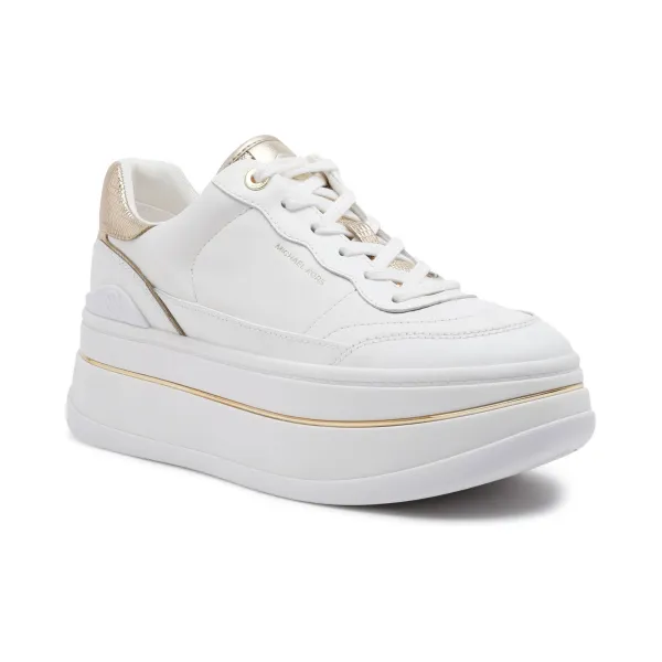 

Кожаные кроссовки на шнуровке Hayes Michael Kors, белый