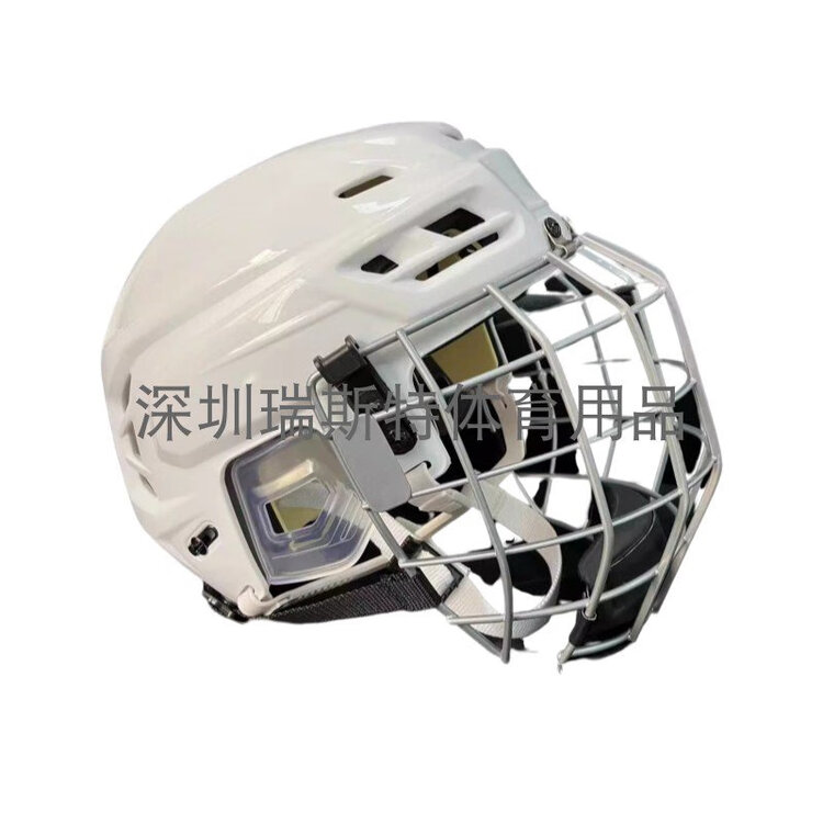 

CCM Шлем Ice Ball для хоккея на траве и роликов, полный комплект защиты HOCKEY белый без маркировки S обхват головы 55-57