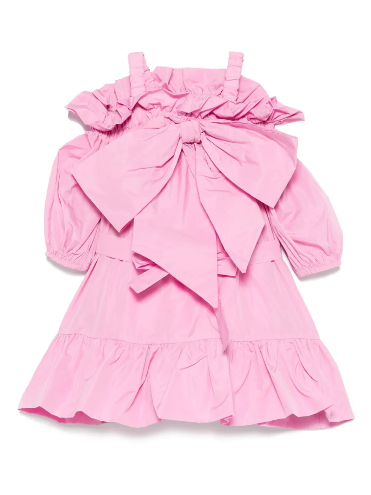 

Платье с бантом Miss Grant Kids, розовый