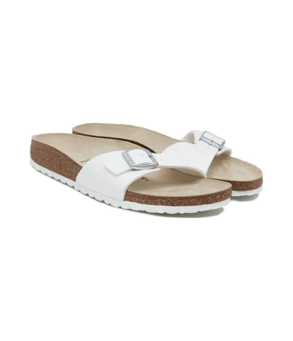 Тапочки мадридского БФ Narrow fit Birkenstock, белый — фото 3
