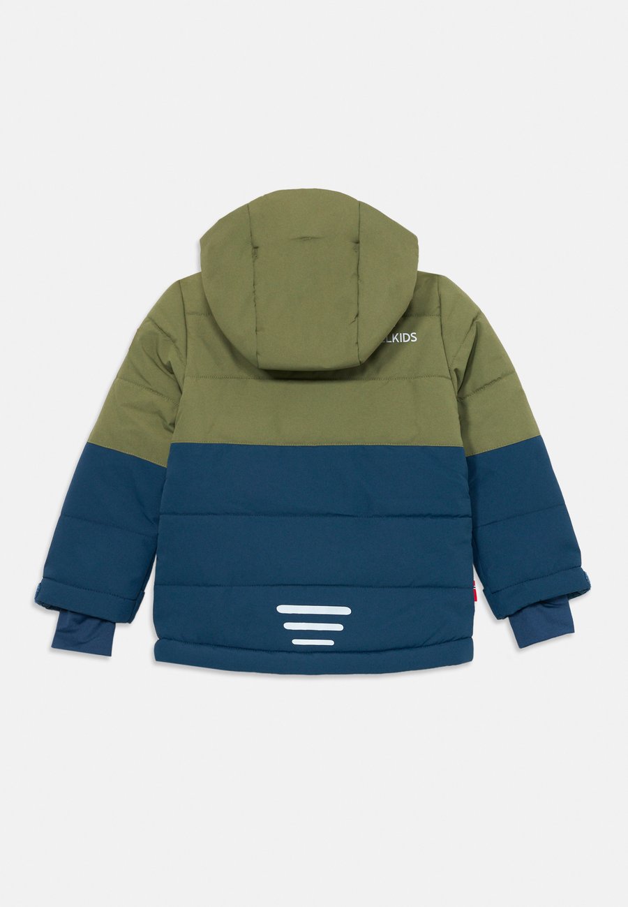 Зимняя куртка TROLLKIDS KIDS HEMSEDAL SNOW JACKET UNISEX, Moss/Mystic Blue/Khaki — фото 2