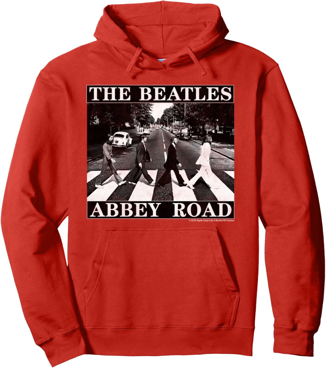 

Худи The Beatles Abbey Road, черное (black 19-3911tcx), размер S