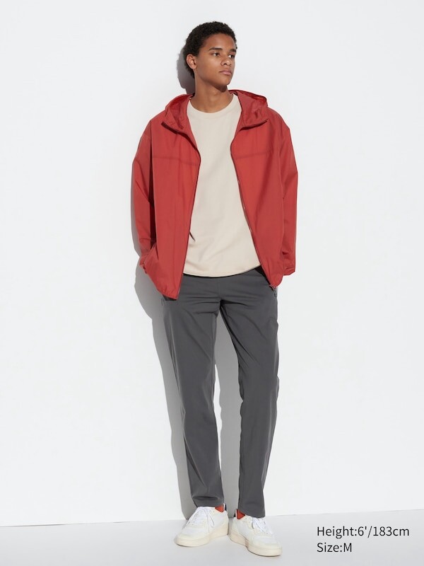 

Зауженные брюки ultra stretch dry-ex длинные Uniqlo, серый