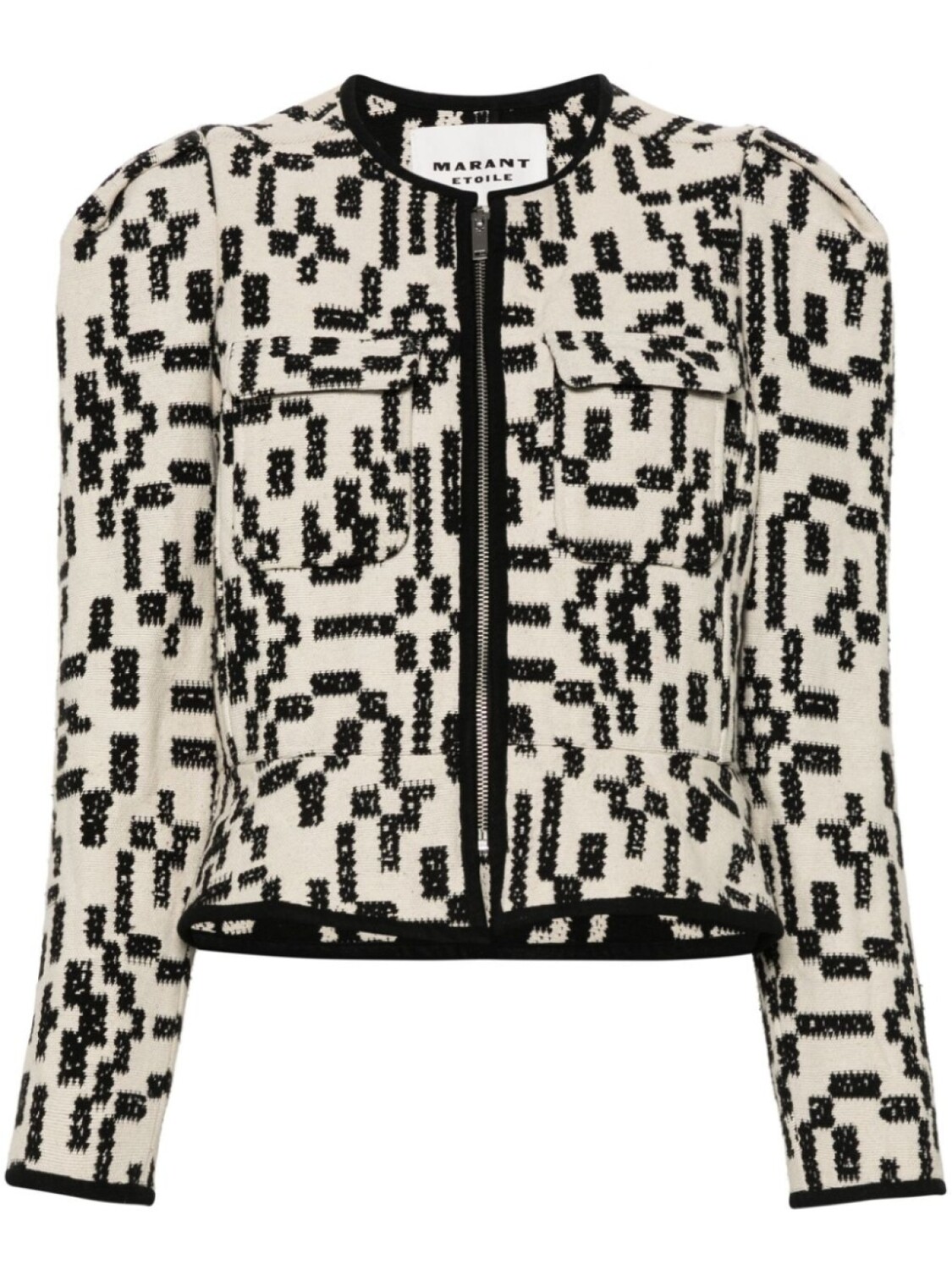 

Marant Étoile куртка Deliona на молнии, нейтральный цвет