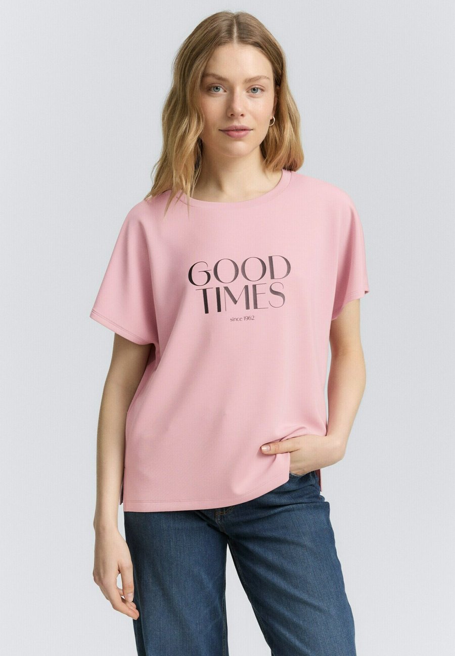 

Футболка TOM TAILOR LOOSE FIT MIT PRINT, Morning Pink/Light Pink, Розовый, Футболка TOM TAILOR LOOSE FIT MIT PRINT, Morning Pink/Light Pink