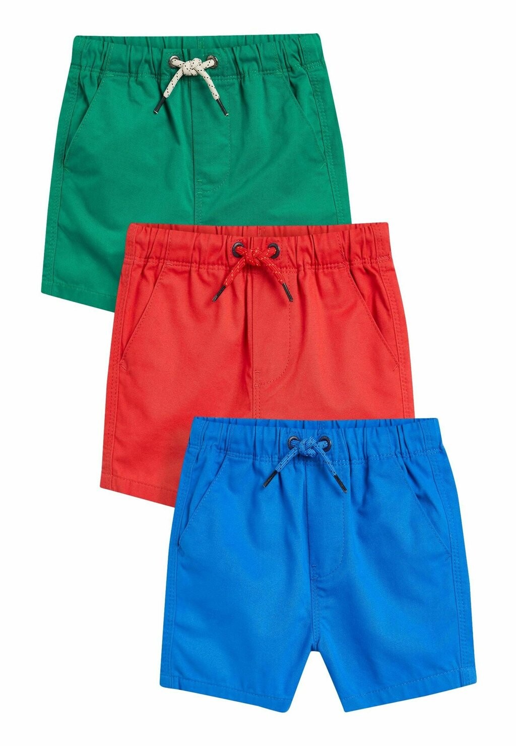 

Шорты Pull On 3 Pack Regular Fit Next, красно-зеленые