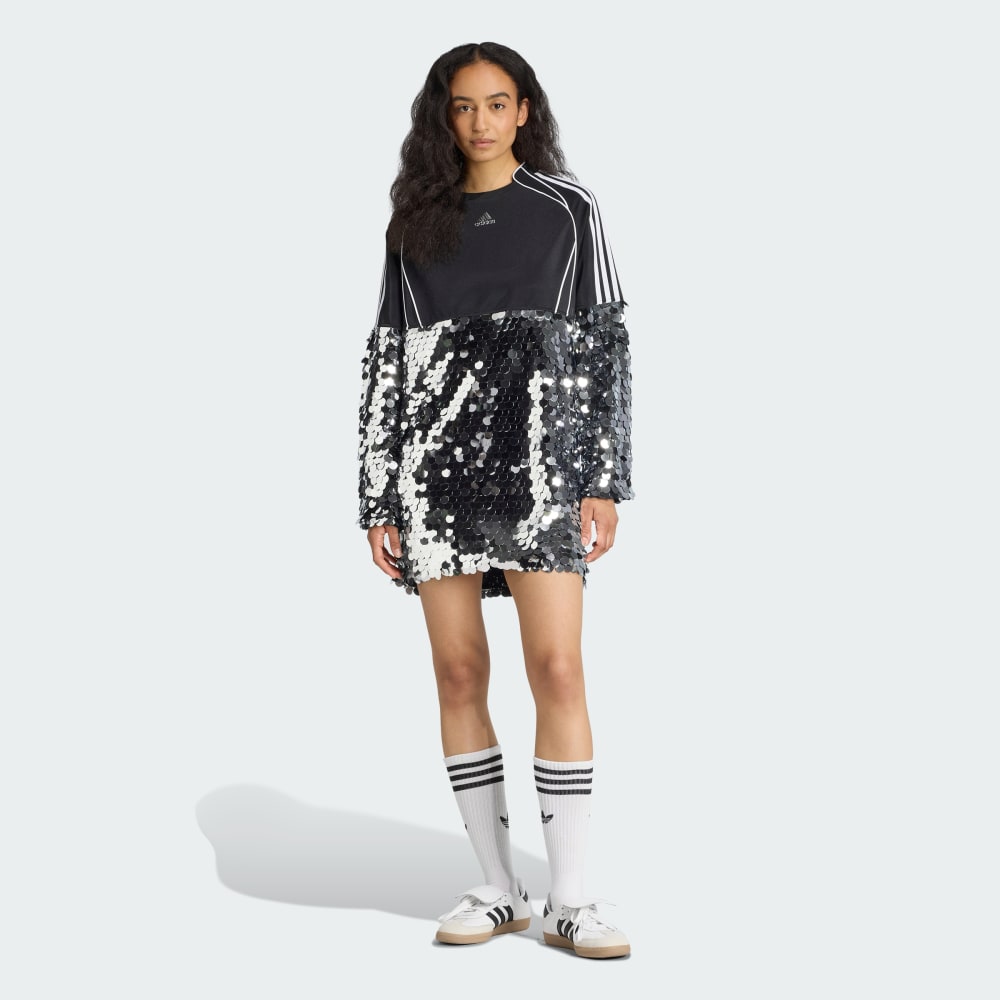 

Платье Adidas Adilenium Season 4 Teamgeist Sequins Mini Dress, черный