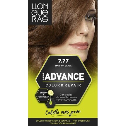 

Краска для волос Color Advance 7.77 Iced Brown, Llongueras