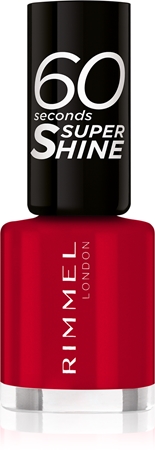 

Лак для ногтей Rimmel 60 Seconds Super Shine, 313 Feisty Red 8 ml