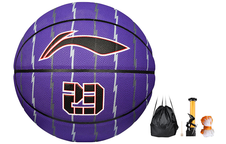 

LINING Баскетбольный мяч pu purple размер 7 тренировочный unisex